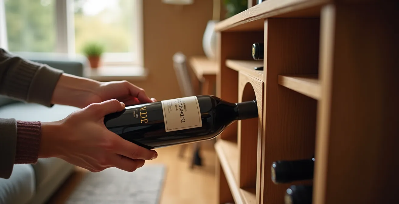 Progression évolutive d'une collection de vin personnelle